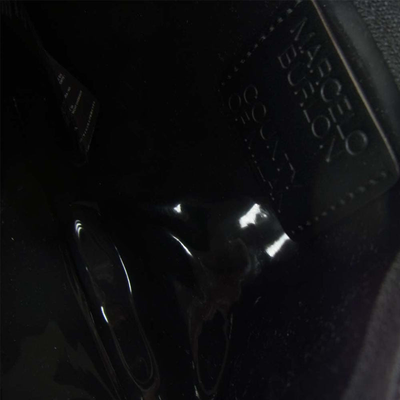 マルセロ・バーロン LOGO PVC POCHETTE ロゴ クラッチバッグ ブラック系【極上美品】【中古】