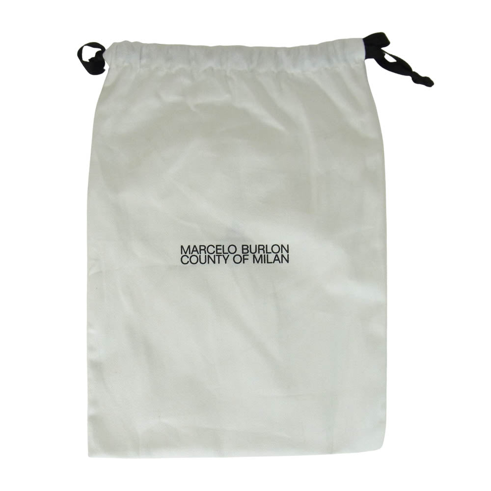マルセロ・バーロン LOGO PVC POCHETTE ロゴ クラッチバッグ ブラック系【極上美品】【中古】
