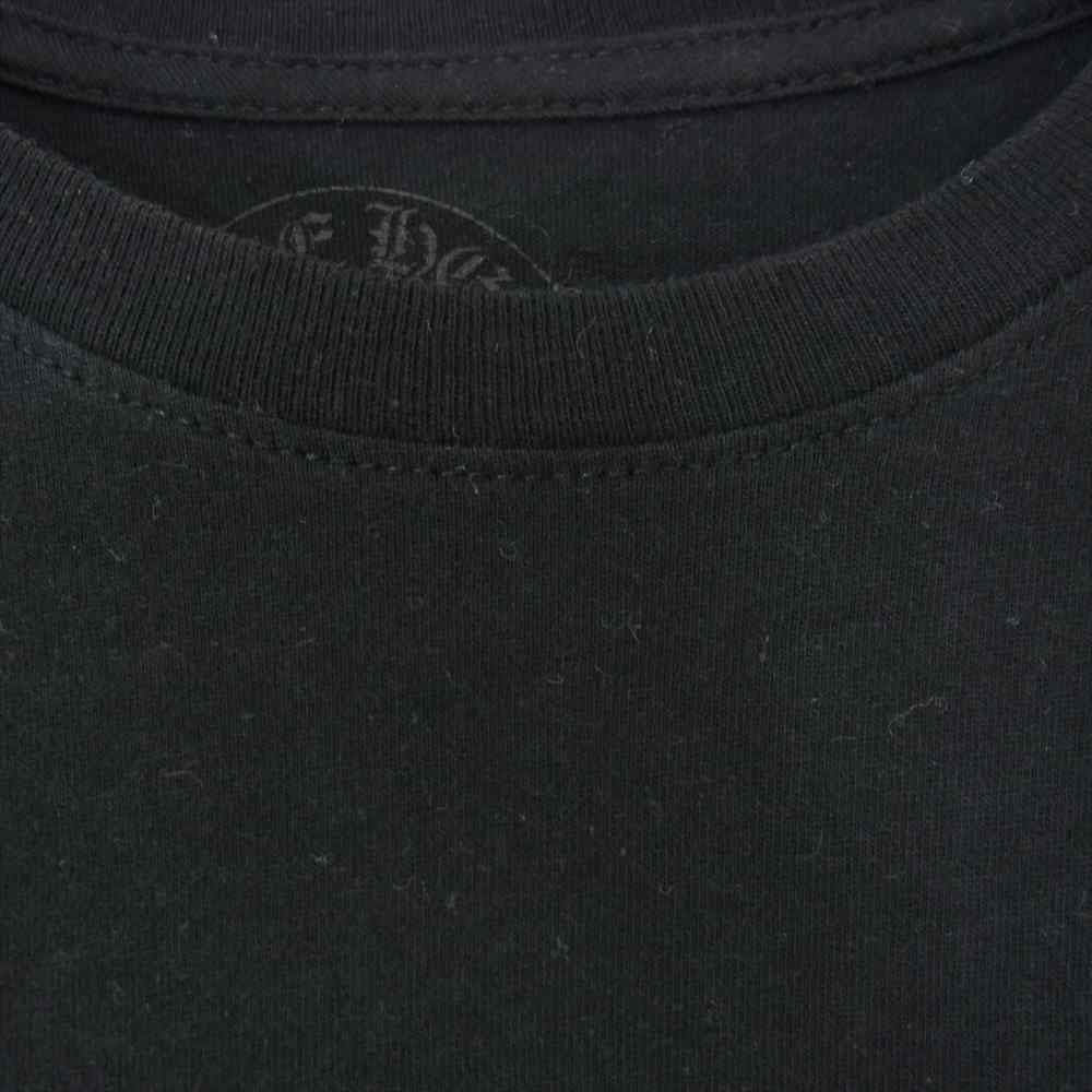 CHROME HEARTS クロムハーツ（原本無） 国内正規品 ホースシュー CHクロス バックプリント ポケット ブラック系 M【中古】