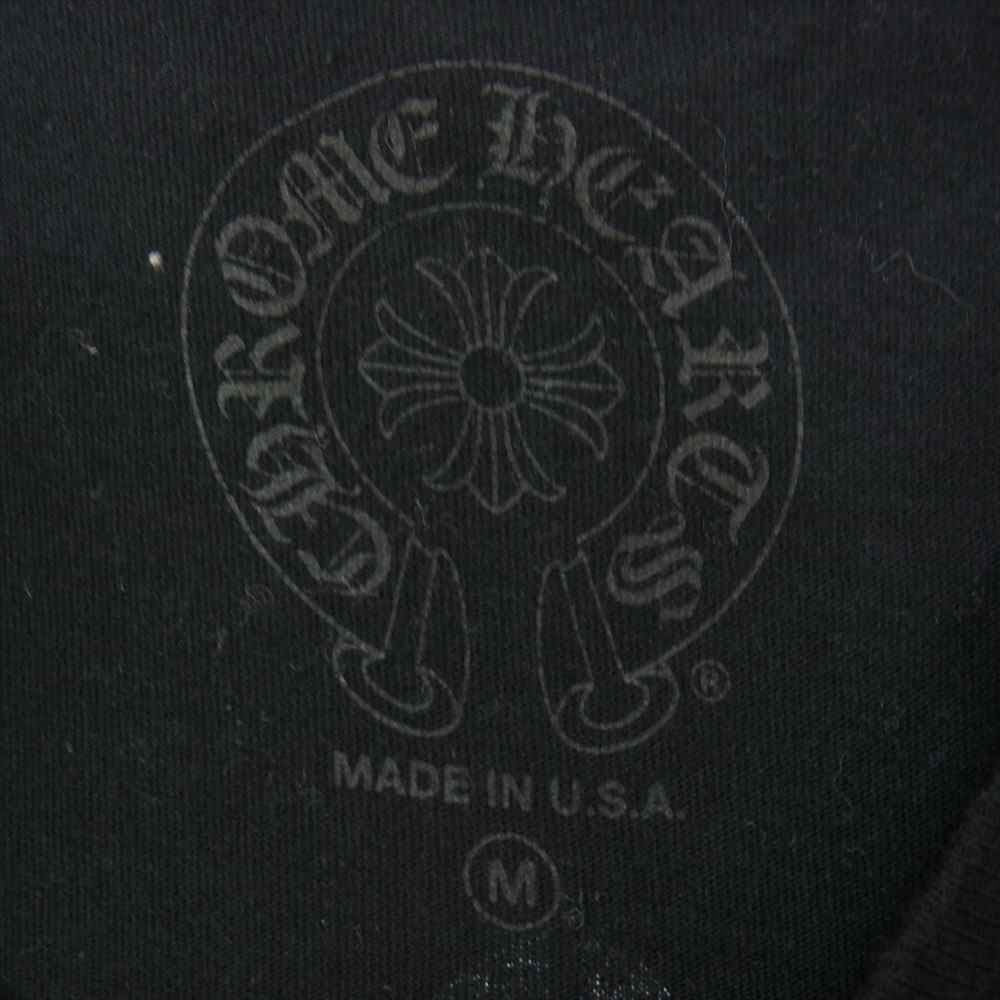 CHROME HEARTS クロムハーツ（原本無） 国内正規品 ホースシュー CHクロス バックプリント ポケット ブラック系 M【中古】