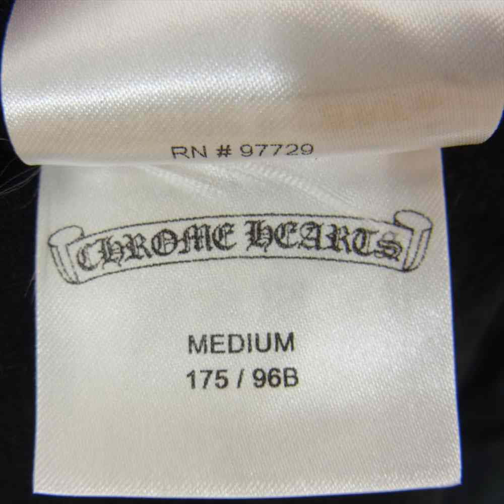 CHROME HEARTS クロムハーツ（原本無） 国内正規品 ホースシュー CHクロス バックプリント ポケット ブラック系 M【中古】