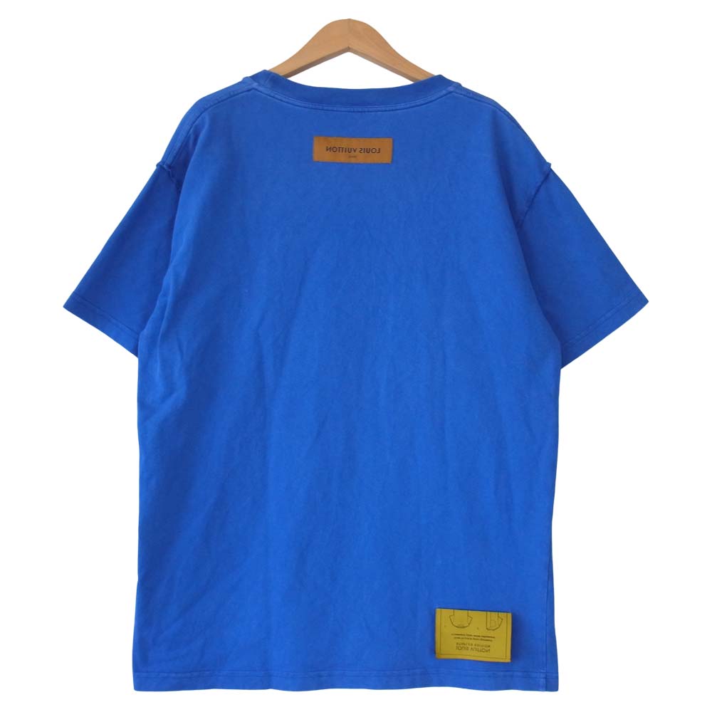 LOUIS VUITTON ルイ・ヴィトン ステープルズ エディション インサイドアウト ウォッシュ加工 ブルー系 M【中古】