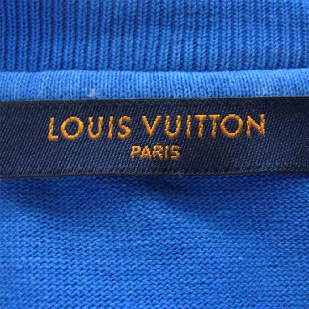LOUIS VUITTON ルイ・ヴィトン ステープルズ エディション インサイドアウト ウォッシュ加工 ブルー系 M【中古】