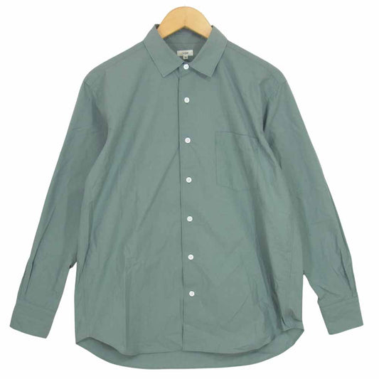 Scye サイ 1120-33087 レギュラーカラー オーバーシャツ ブルー系 36【中古】