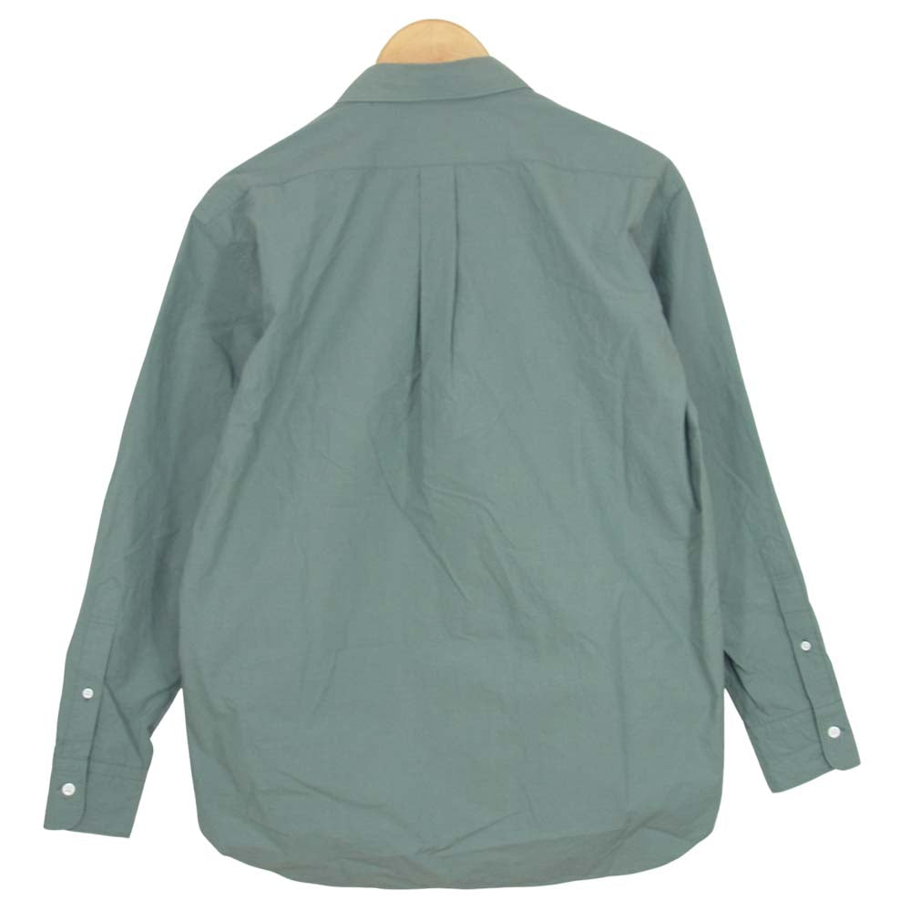 Scye サイ 1120-33087 レギュラーカラー オーバーシャツ ブルー系 36【中古】