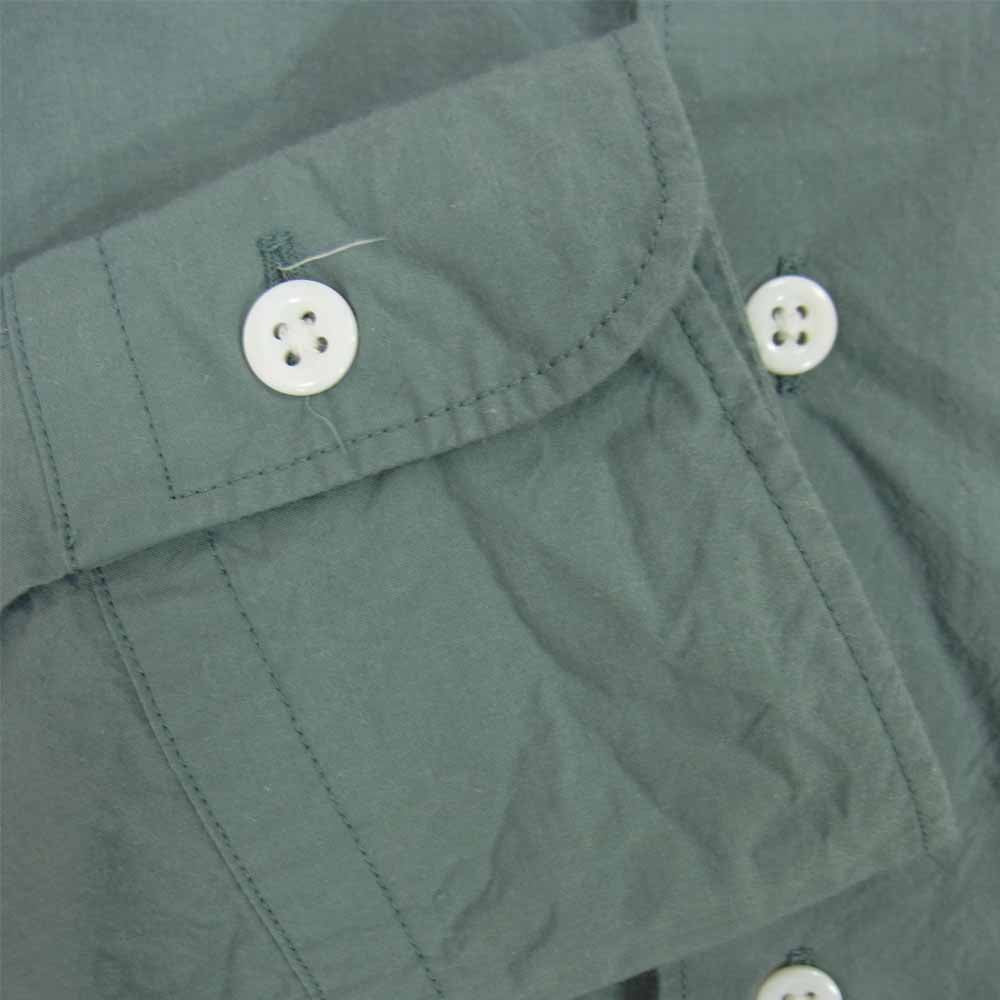 Scye サイ 1120-33087 レギュラーカラー オーバーシャツ ブルー系 36【中古】