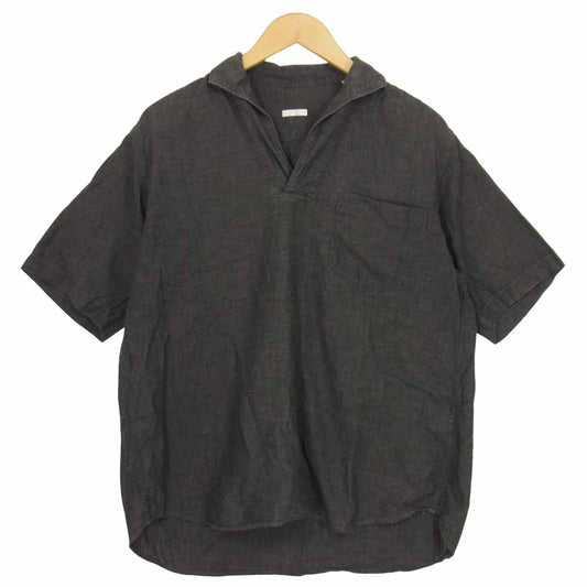 COMOLI コモリ K01-02013 ベタシャン スキッパー 半袖 シャツ 2【中古】