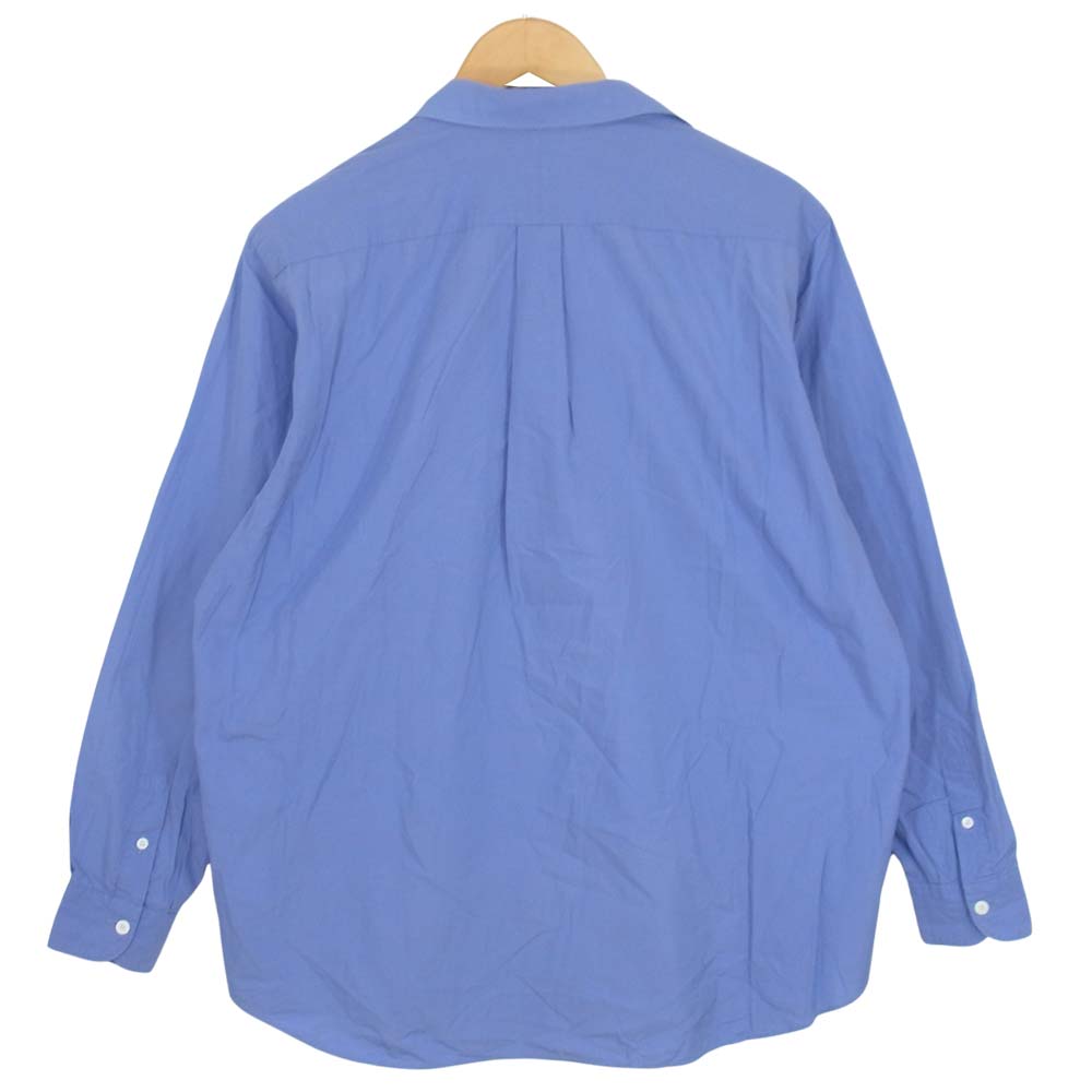 COMOLI コモリ 18SS M01-02001 broad collar shirt ブロード カラー コモリシャツ ブルー系 1【中古】