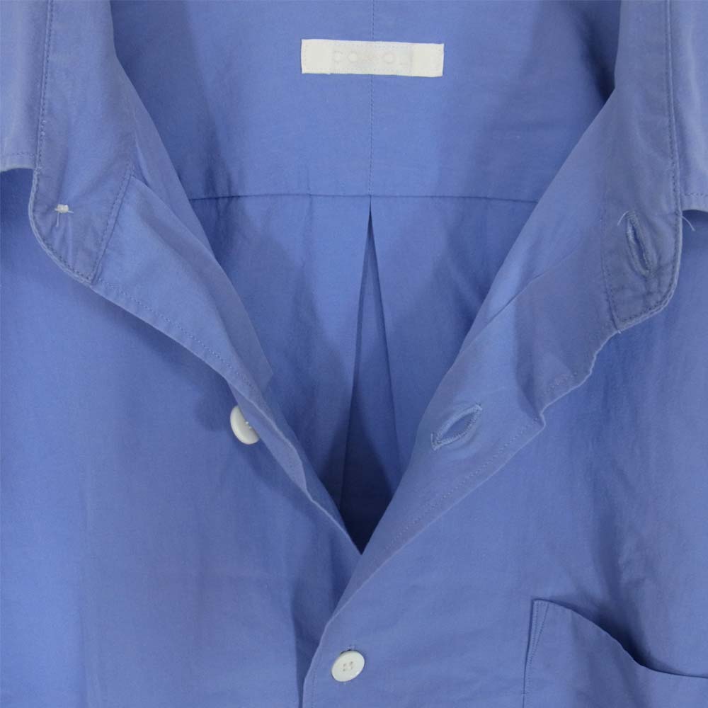 COMOLI コモリ 18SS M01-02001 broad collar shirt ブロード カラー