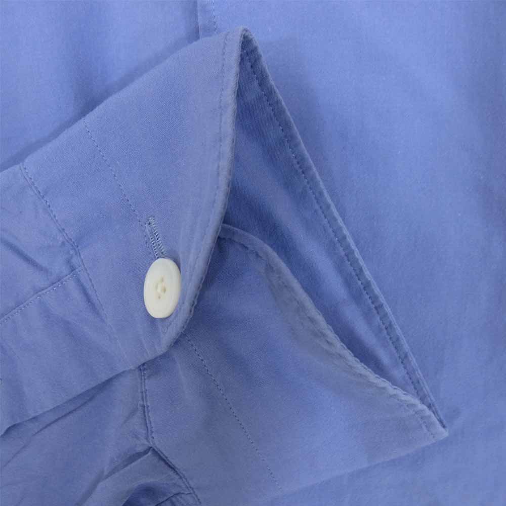 COMOLI コモリ 18SS M01-02001 broad collar shirt ブロード カラー コモリシャツ ブルー系 1【中古】