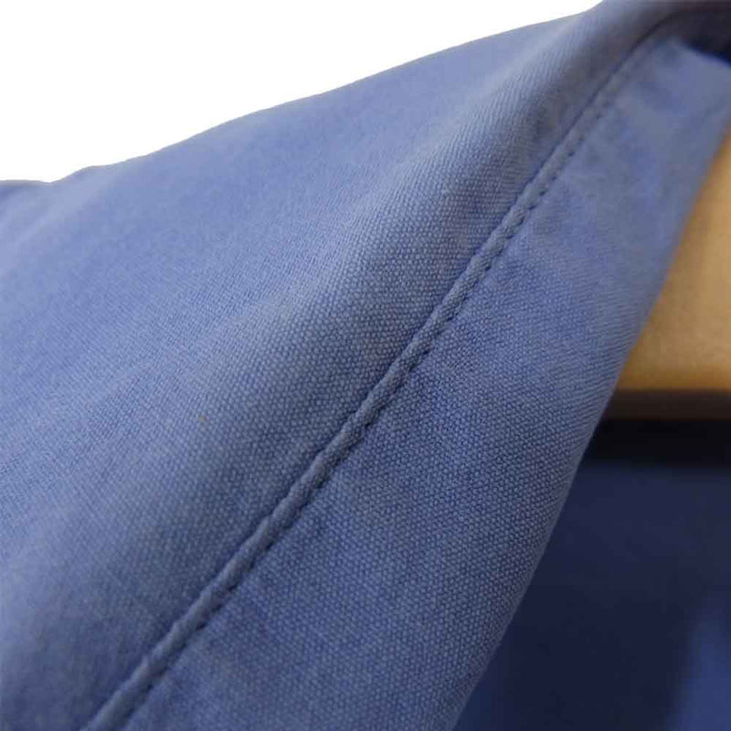 COMOLI コモリ 18SS M01-02001 broad collar shirt ブロード カラー コモリシャツ ブルー系 1【中古】