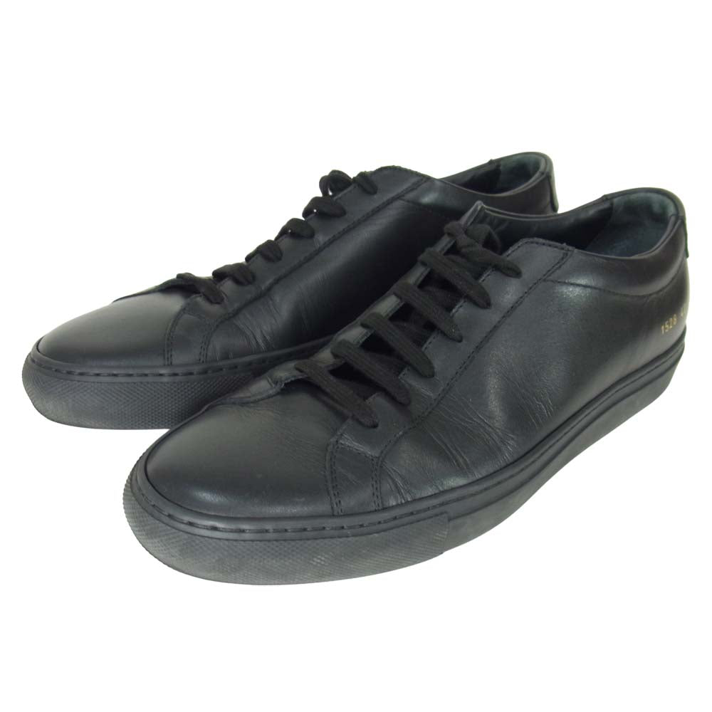 COMMON PROJECTS コモンプロジェクツ ORIGINAL ACHILLES LOW アキレス ローカット スニーカー ブラック系 40【中古】