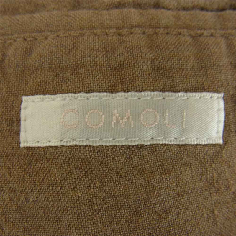 COMOLI コモリ I01-01001 リネンウール 3B テーラード ジャケット ブラウン系 2【中古】