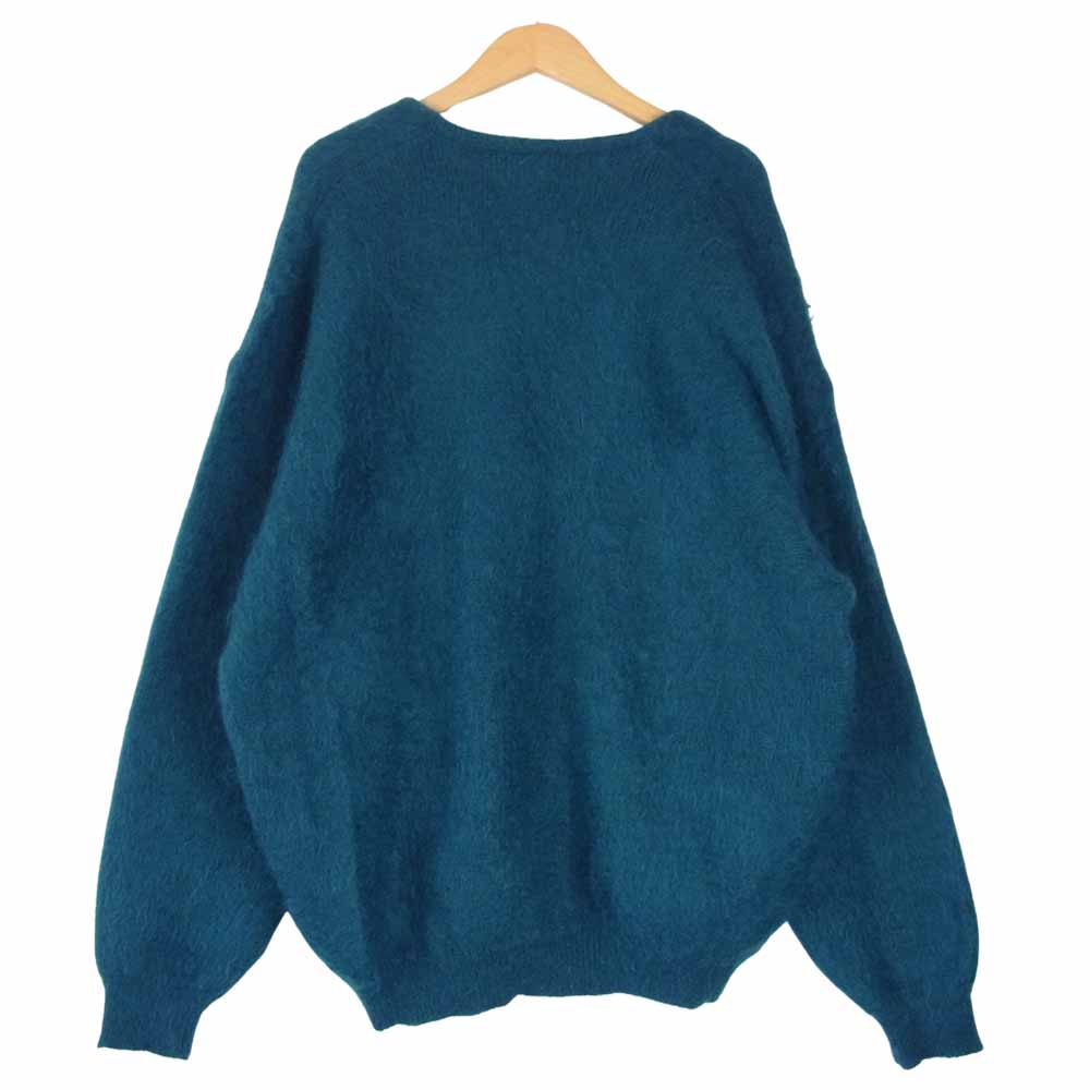 COOTIE クーティー 20AW Mohair Cardigan Turquoise モヘア カーディガン グリーン系 M【中古】