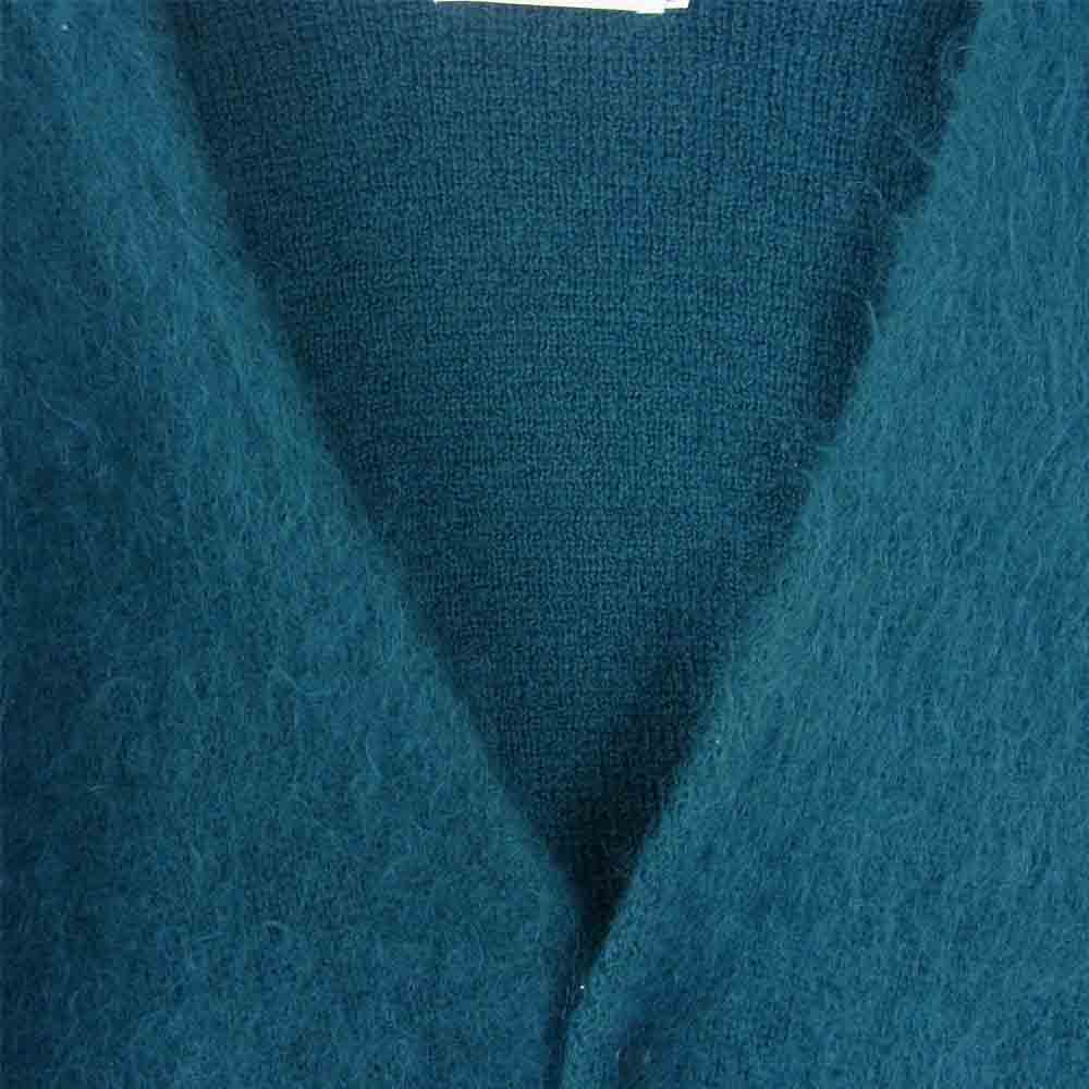 COOTIE クーティー 20AW Mohair Cardigan Turquoise モヘア カーディガン グリーン系 M【中古】