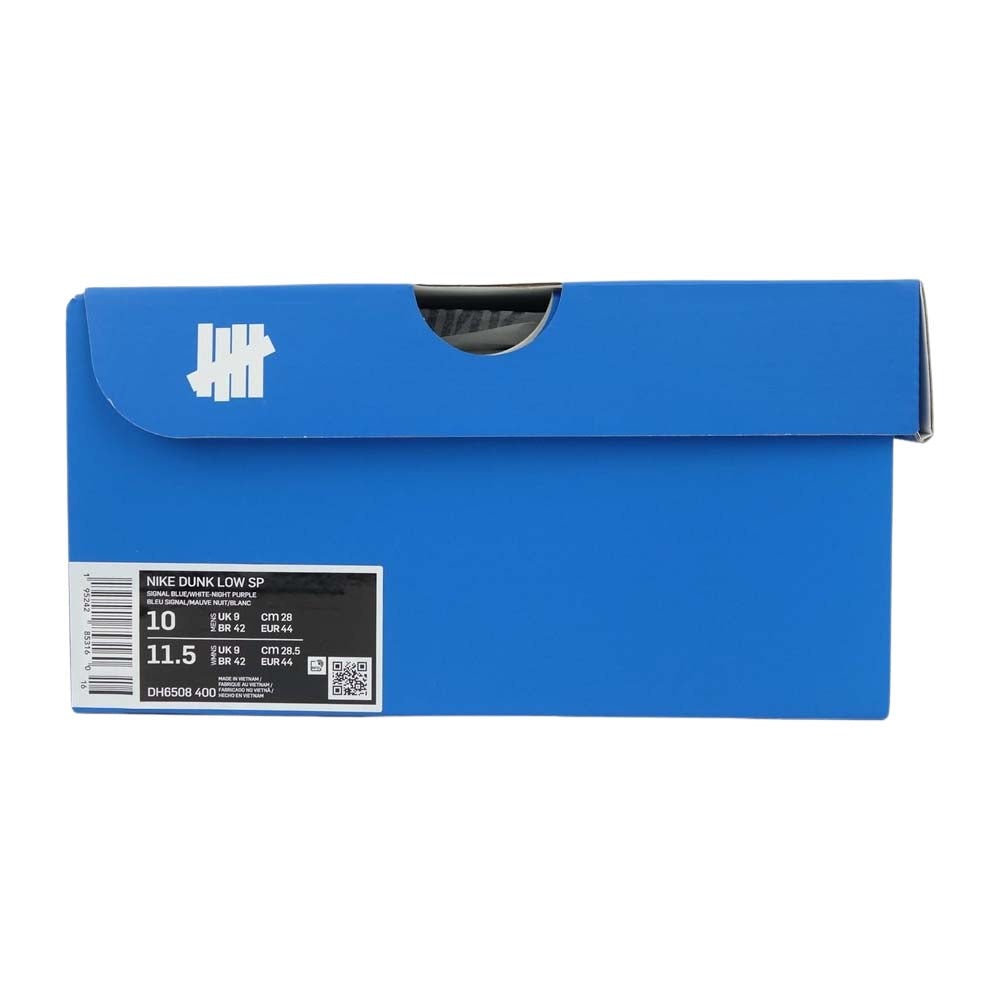 NIKE ナイキ DH6508 400 × UNDEFEATED DUNK LOW SP ダンクロー アンディーフィーテッド ブルー系 28cm【新古品】【未使用】【中古】