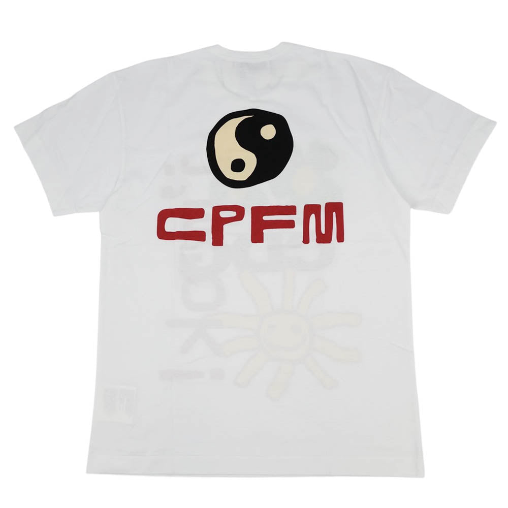 COMME des GARCONS コムデギャルソン 21SS SG-T002 × カクタス プラント フリー マーケット CACTUS PLANT FLEA MARKET T-SHIRT Tシャツ ホワイト系 XL【新古品】【未使用】【中古】