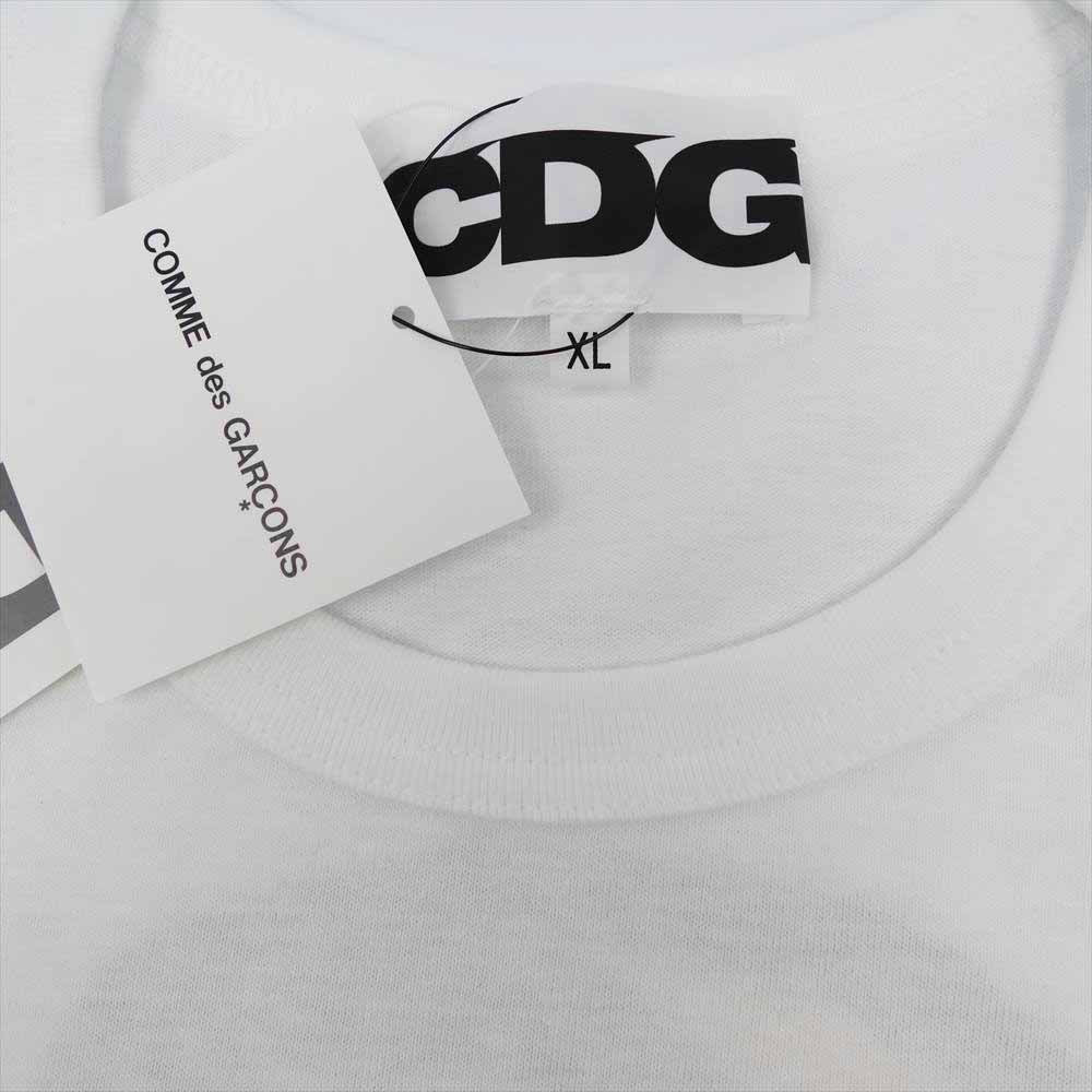 COMME des GARCONS コムデギャルソン 21SS SG-T002 × カクタス プラント フリー マーケット CACTUS PLANT FLEA MARKET T-SHIRT Tシャツ ホワイト系 XL【新古品】【未使用】【中古】