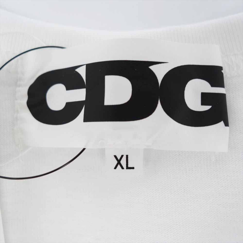 COMME des GARCONS コムデギャルソン 21SS SG-T002 × カクタス プラント フリー マーケット CACTUS PLANT FLEA MARKET T-SHIRT Tシャツ ホワイト系 XL【新古品】【未使用】【中古】