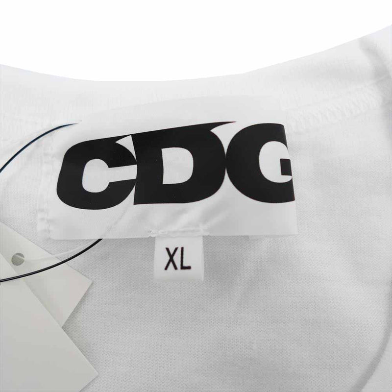 COMME des GARCONS コムデギャルソン 21SS SG-T001 CDG CACTUS PLANT FLEA MARKET T-SHIRT Tシャツ ホワイト系 XL【新古品】【未使用】【中古】