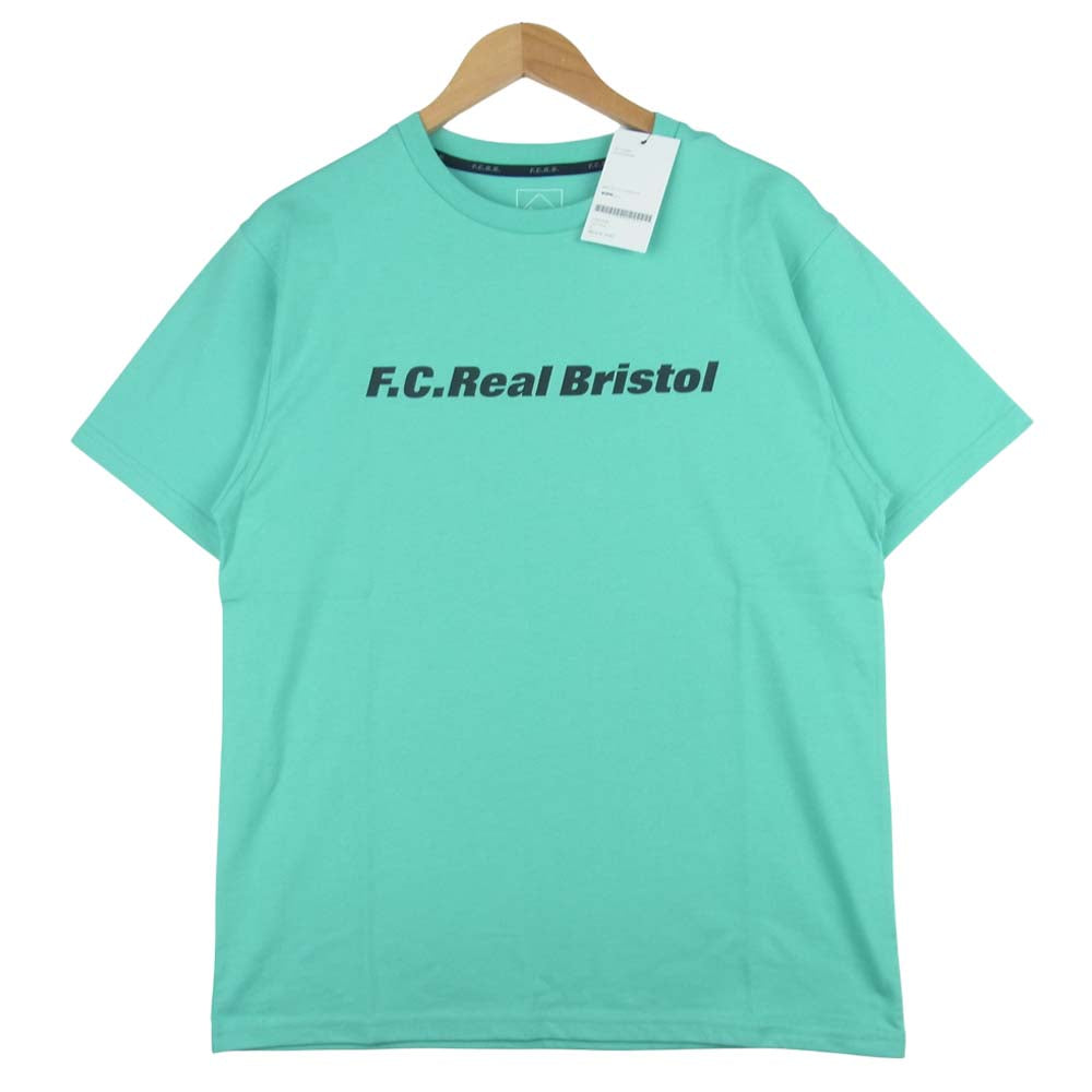 F.C.R.B. エフシーアールビー 21SS FCRB-210064 AUTHENTIC TEAM LOGO TEE チーム ロゴ 半袖 Tシャツ ライトブルー系 M【新古品】【未使用】【中古】