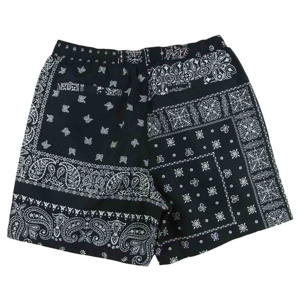 F.C.R.B. エフシーアールビー 21SS FCRB-210043 NYLON EASY SHORTS バンダナ ショーツ ショートパンツ ブラック系 M【新古品】【未使用】【中古】