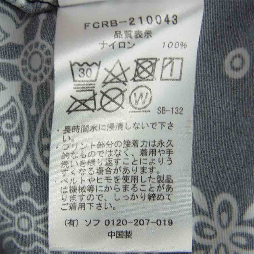 F.C.R.B. エフシーアールビー 21SS FCRB-210043 NYLON EASY SHORTS バンダナ ショーツ ショートパンツ ブラック系 M【新古品】【未使用】【中古】