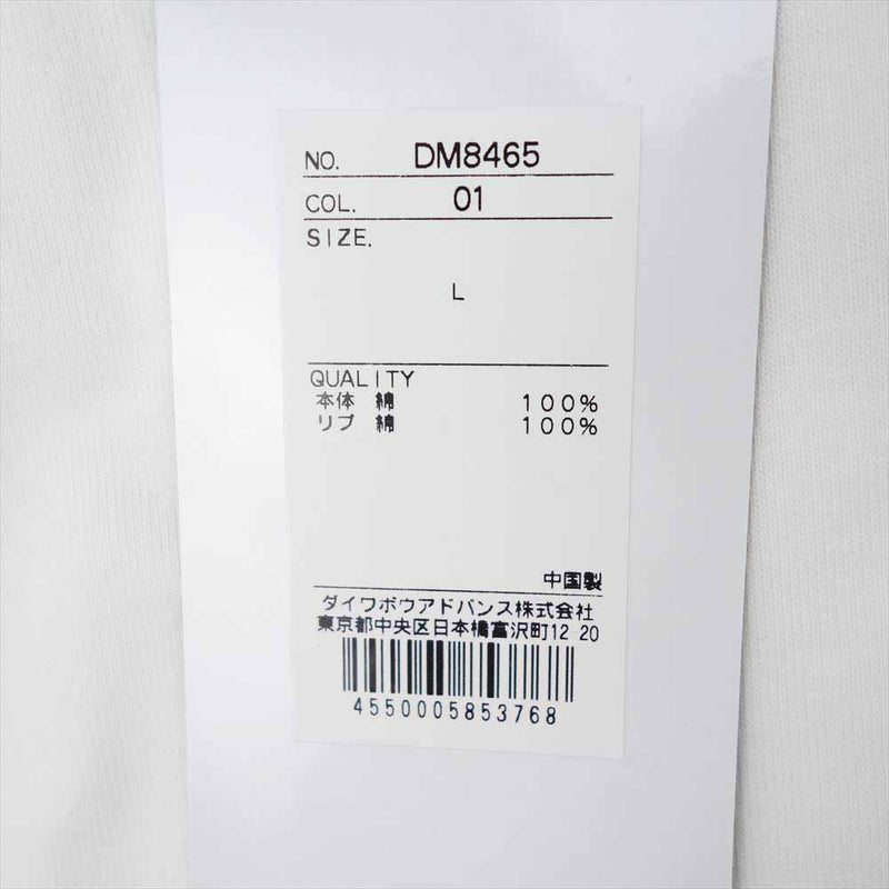 村上隆 21SS DM8465 T&C SURF Designs × Beams T-Shirt 半袖 Tシャツ ホワイト系 L【新古品】【未使用】【中古】