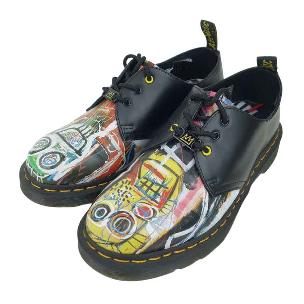 Dr.Martens ドクターマーチン 1461 60YEARS JEAN MICHEL BASQUIAT 60周年 バスキア 3ホール ダービー ブラック系 UK7【極上美品】【中古】