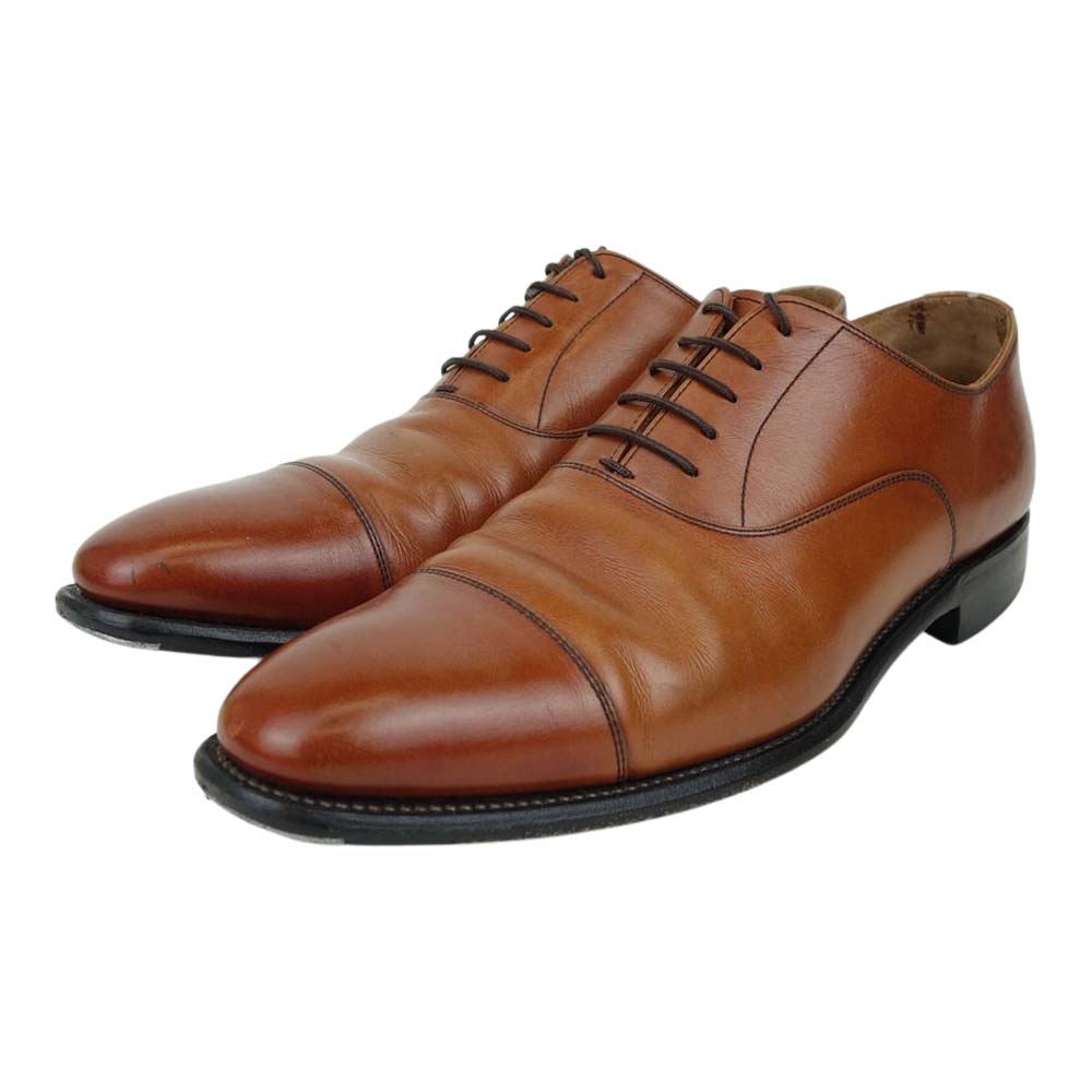 SCOTCH GRAIN スコッチグレイン 916 オデッサ 916 ストレートチップ キャップトゥ ブラウン系 25【中古】