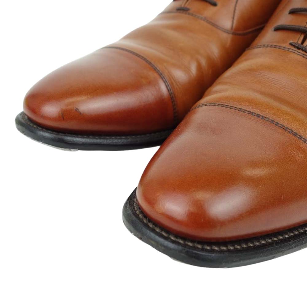 SCOTCH GRAIN スコッチグレイン 916 オデッサ 916 ストレートチップ キャップトゥ ブラウン系 25【中古】