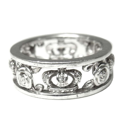 Justin Davis ジャスティンデイビス SRJ2012 KIDS MY LOVE キッズ マイ ラブ リング シルバー系 2号程度【中古】