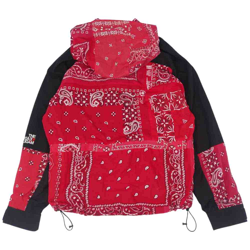 READY MADE レディメイド RE-CO-RE-00-00-95 MOUNTAIN PARKA ヴィンテージ バンダナ マウンテン パーカー レッド系 ブラック系 1【中古】