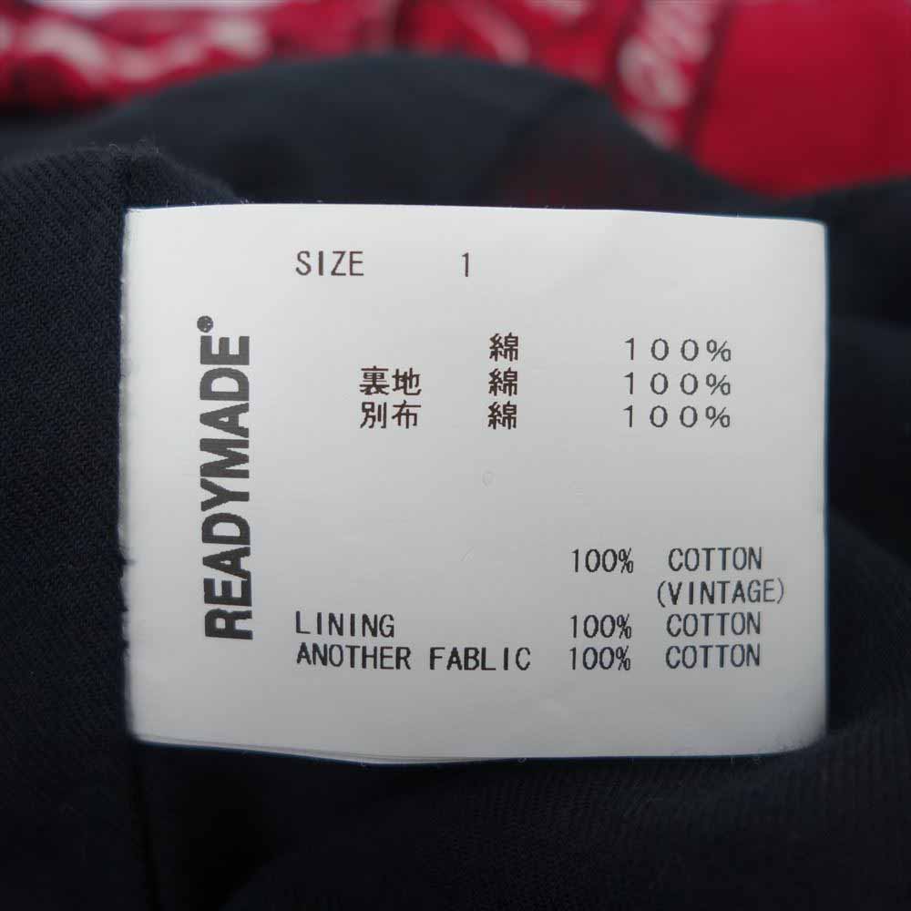 READY MADE レディメイド RE-CO-RE-00-00-95 MOUNTAIN PARKA ヴィンテージ バンダナ マウンテン パーカー レッド系 ブラック系 1【中古】