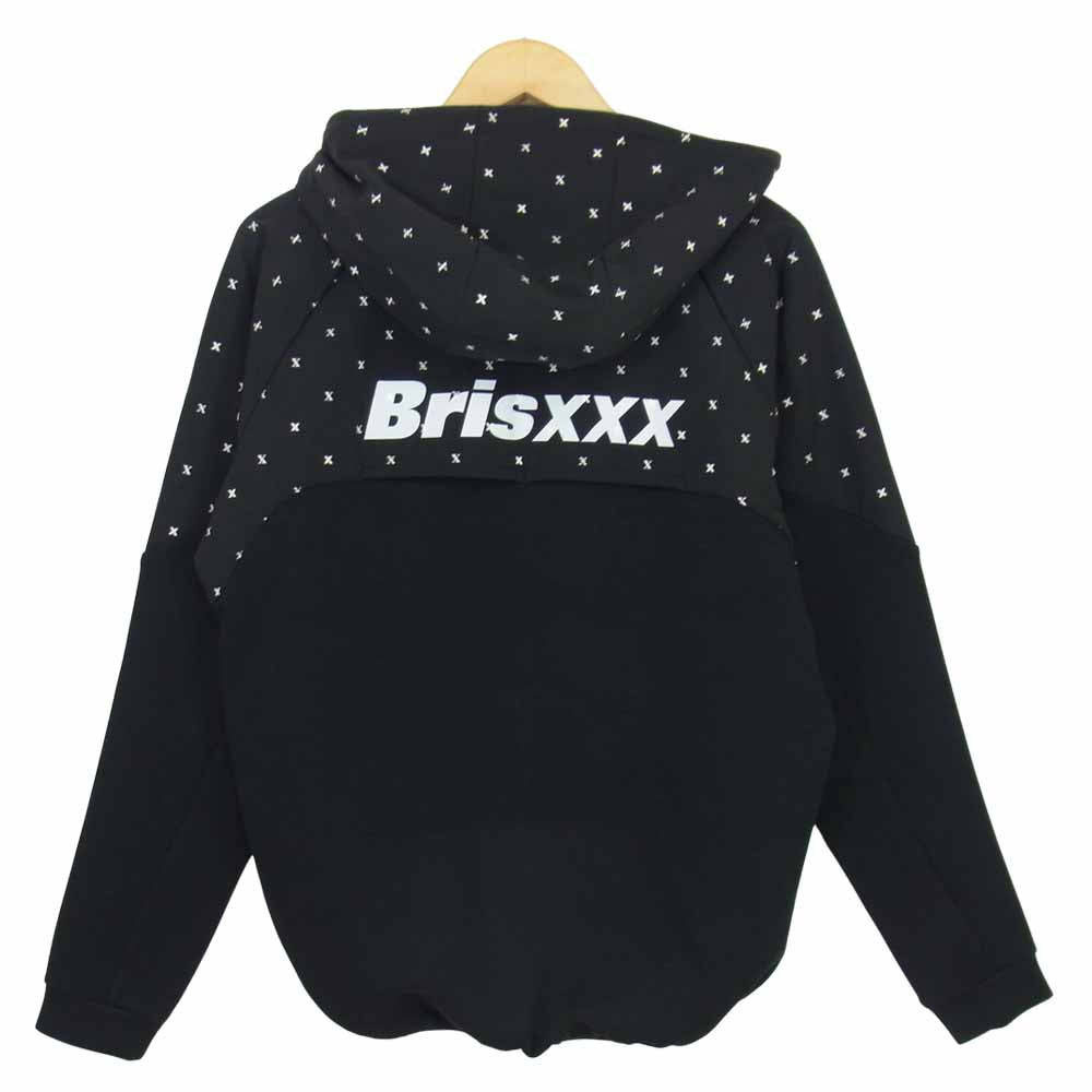 F.C.R.B. エフシーアールビー 21SS FCRB-210116 × GOD SELECTION XXX TRAINING VENTILATION HOODIE ジップアップ フーディ ブラック系 M【新古品】【未使用】【中古】