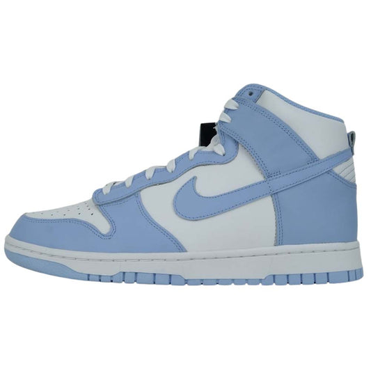 NIKE ナイキ DD1869-107 DUNK HIGH WHITE/ALUMINUM ダンク ハイ ホワイト アルミニウム  白×水色系 28cm【新古品】【未使用】【中古】