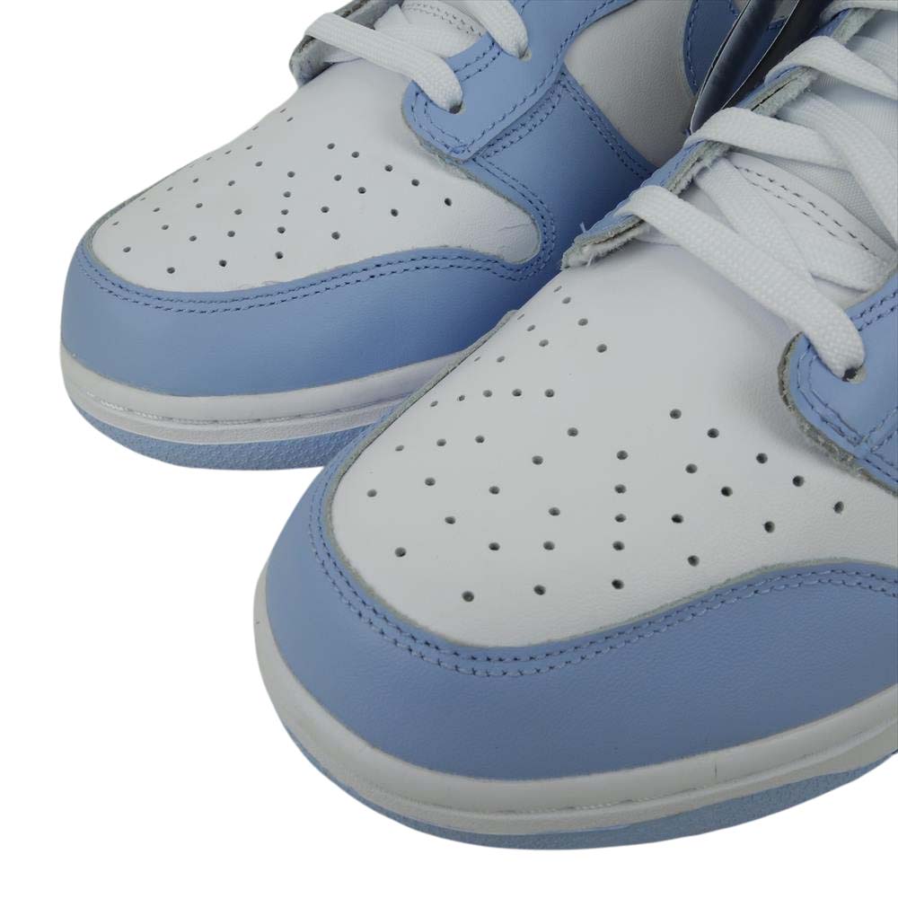 NIKE ナイキ DD1869-107 DUNK HIGH WHITE/ALUMINUM ダンク ハイ ホワイト アルミニウム  白×水色系 28cm【新古品】【未使用】【中古】