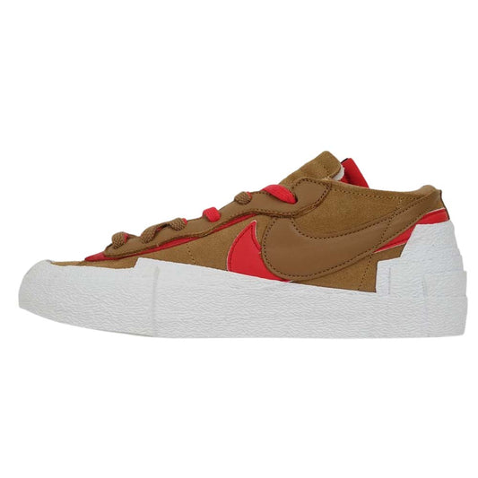 NIKE ナイキ DD1877-200 ×SACAI BLAZER LOW BRITISH TAN サカイ ブレーザー ロー ブリティッシュ タン ブラウン系 27.5cm【新古品】【未使用】【中古】