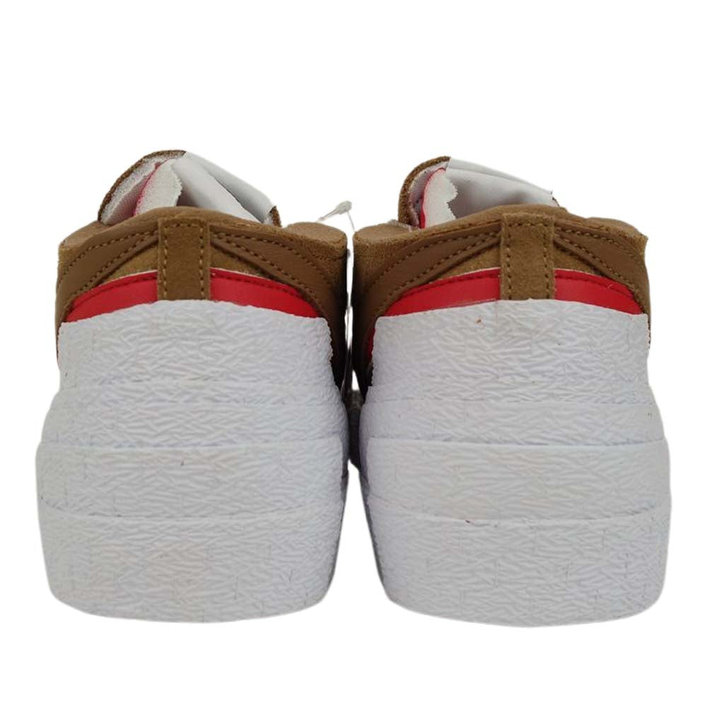 NIKE ナイキ DD1877-200 ×SACAI BLAZER LOW BRITISH TAN サカイ ブレーザー ロー ブリティッシュ タン ブラウン系 27.5cm【新古品】【未使用】【中古】