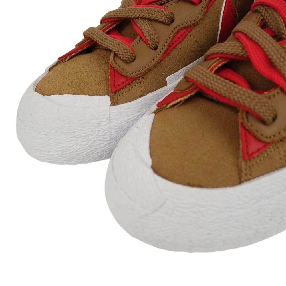 NIKE ナイキ DD1877-200 ×SACAI BLAZER LOW BRITISH TAN サカイ ブレーザー ロー ブリティッシュ タン ブラウン系 27.5cm【新古品】【未使用】【中古】