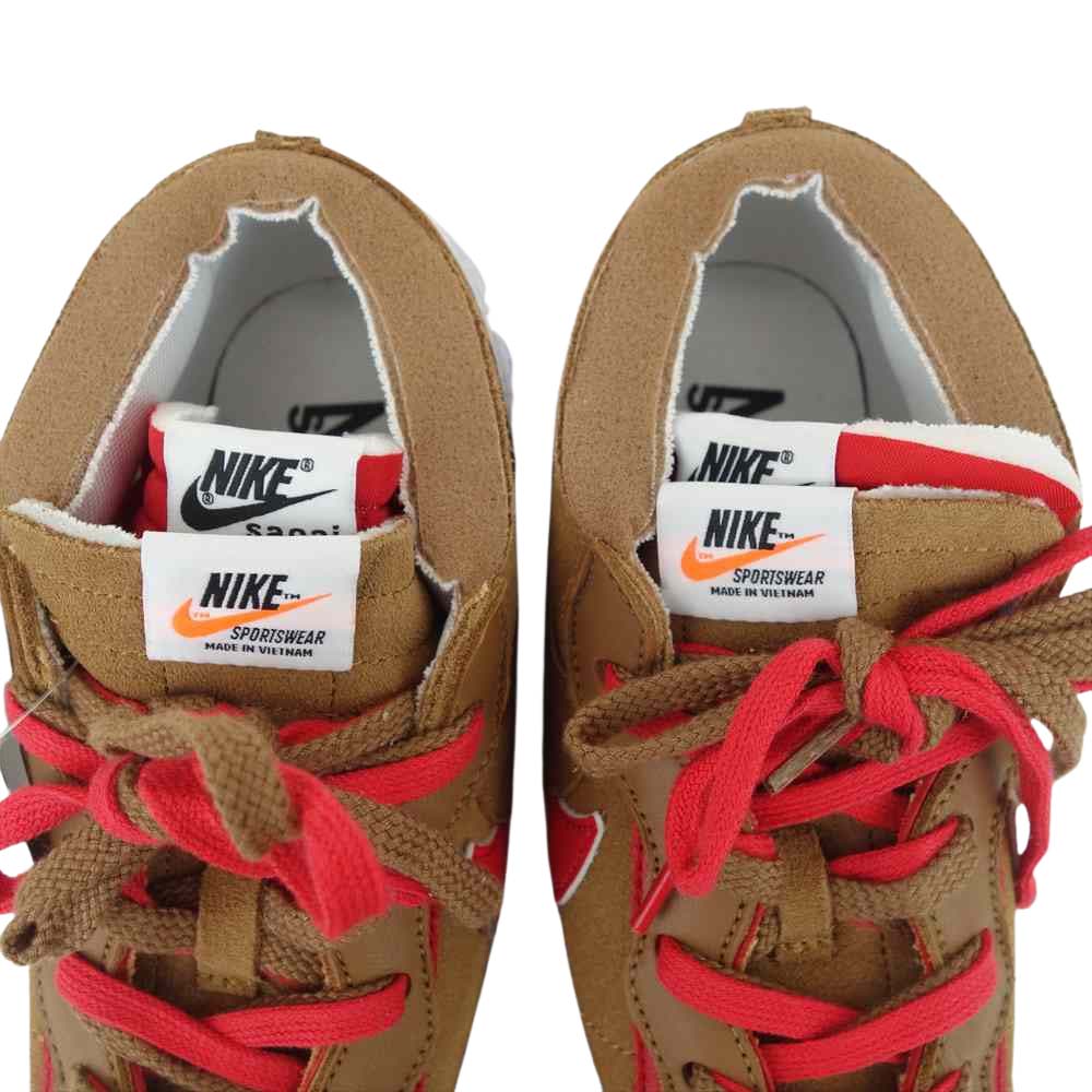 NIKE ナイキ DD1877-200 ×SACAI BLAZER LOW BRITISH TAN サカイ ブレーザー ロー ブリティッシュ タン ブラウン系 27.5cm【新古品】【未使用】【中古】
