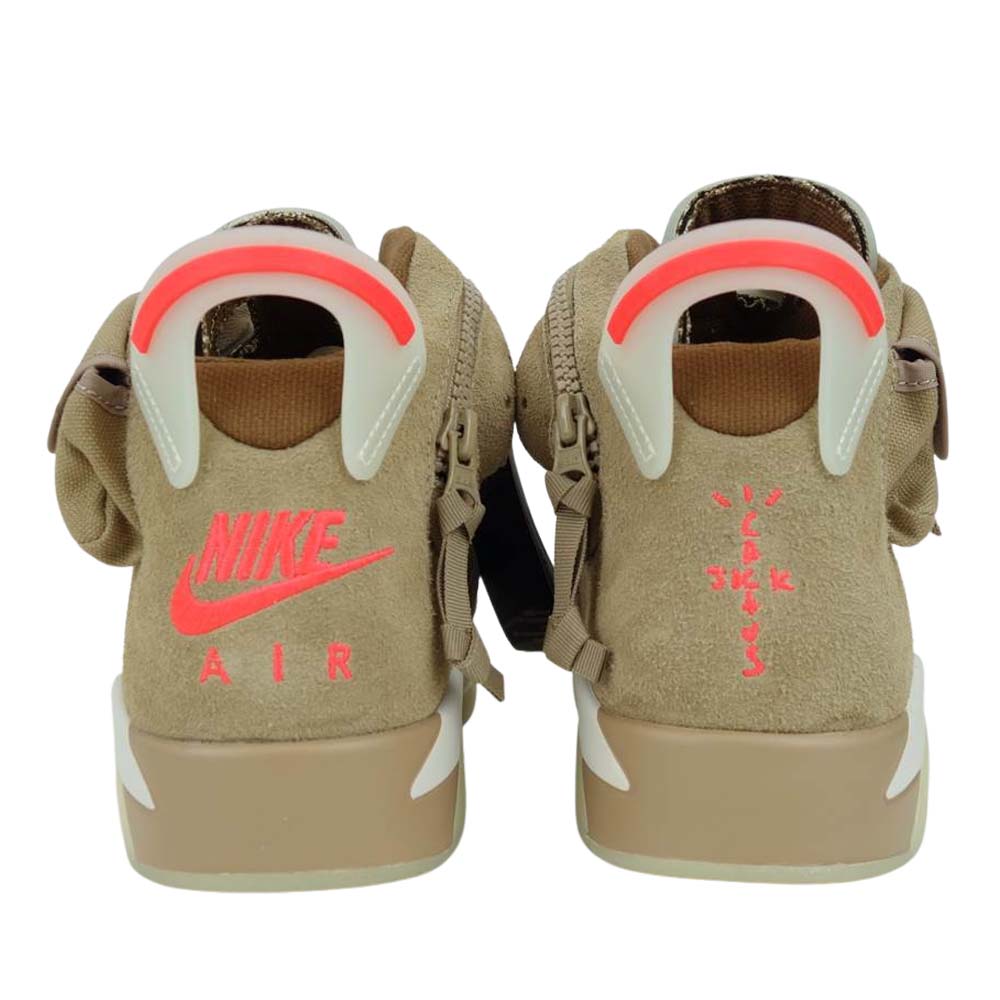 NIKE ナイキ DH0690-200 ×TRAVIS SCOTT AIR JORDAN 6 BRITISH KHAKI トラヴィス・スコット  エアジョーダン 6 ブリティッシュカーキ ブリティッシュカーキ 27.5cm【新古品】【未使用】【中古】