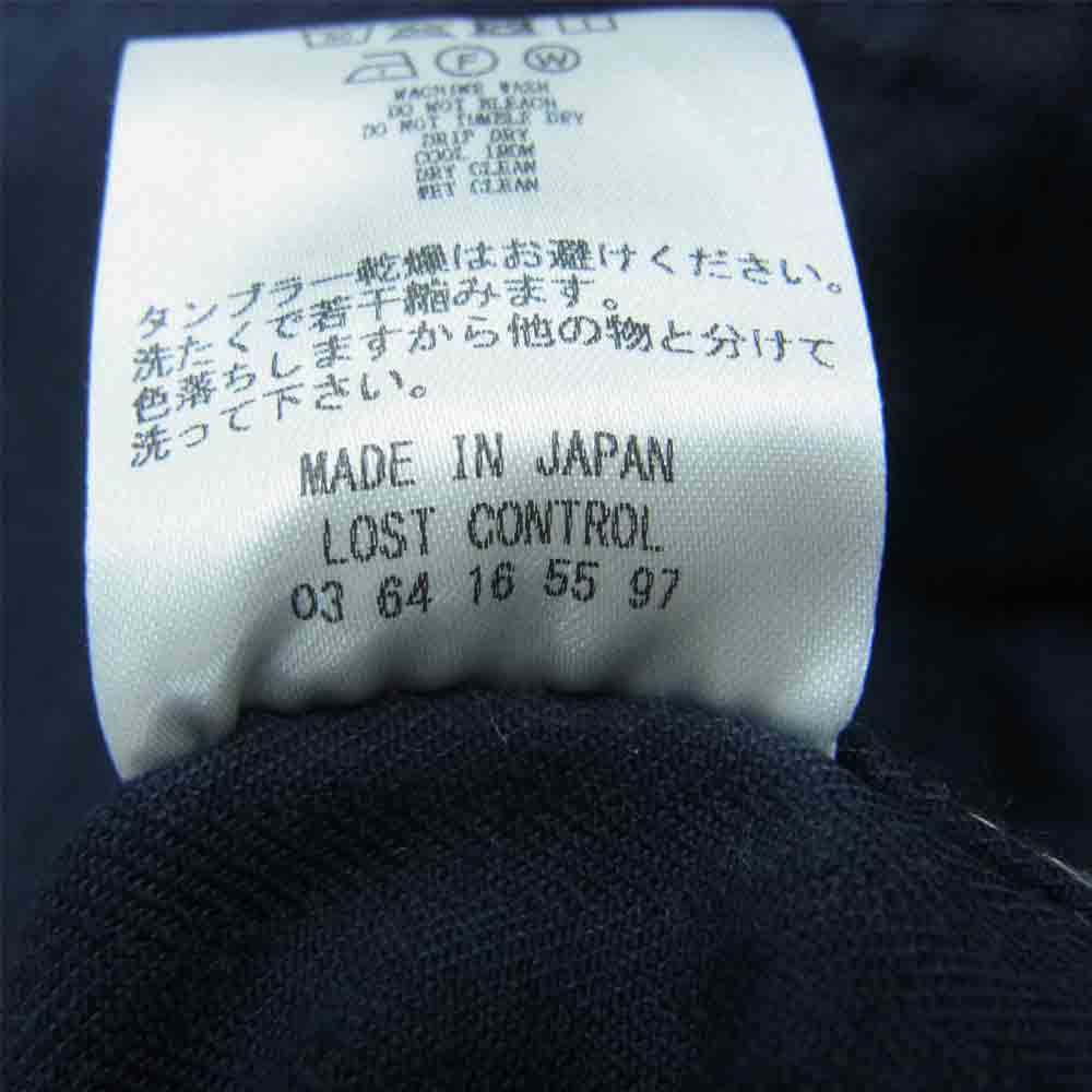 LOST CONTROL ロストコントロール L18W3-4003 ヘリンボーン カバーオール ジャケット ネイビー系 4【中古】