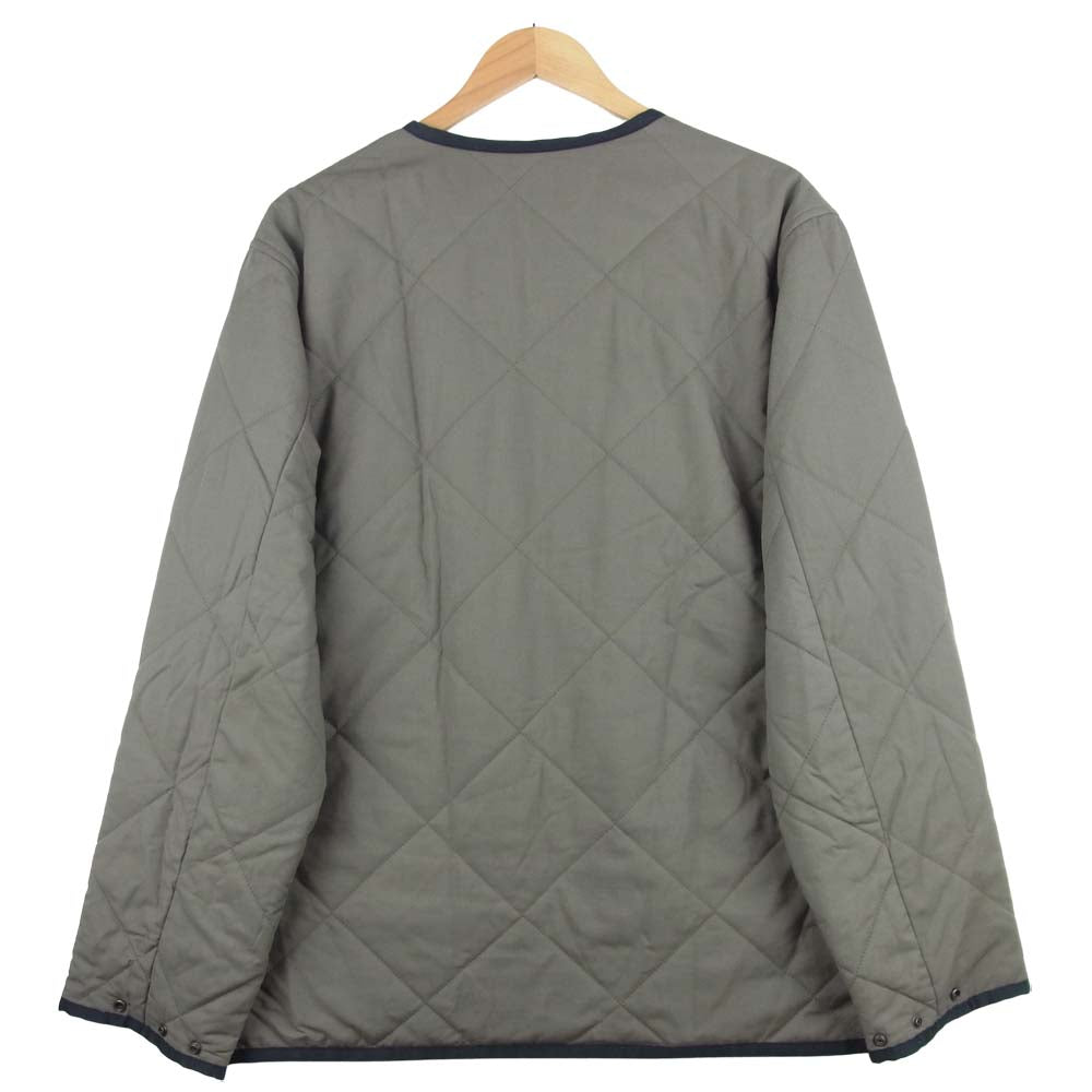 レンダー RDJ905 QUILT TED JACKET キルト ジャケット ポリエステル レーヨン グレイッシュカーキ系 40【中古】