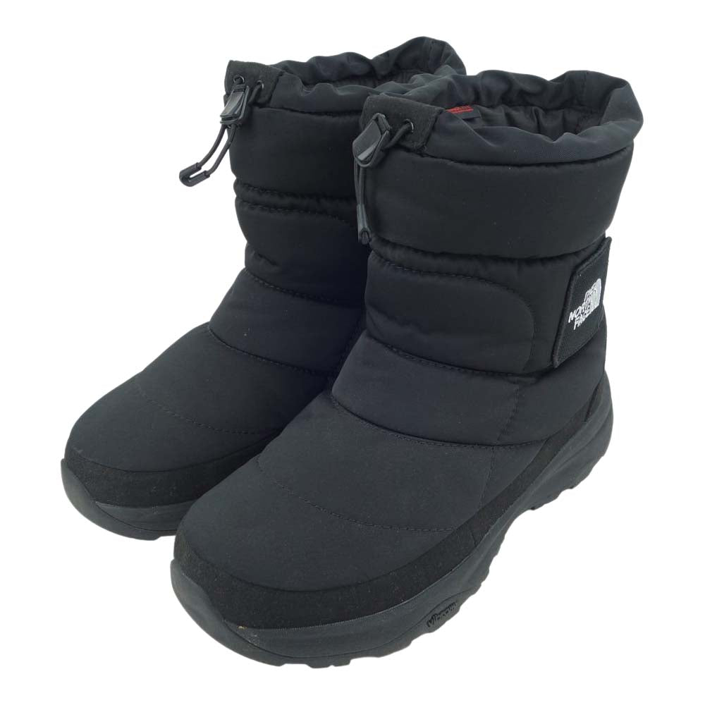 THE NORTH FACE ノースフェイス NF51876 Nuptse Bootie WP Logo Short ヌプシ ブーティー ウォータープルーフ ロゴ ショート ブラック系 27cm【中古】