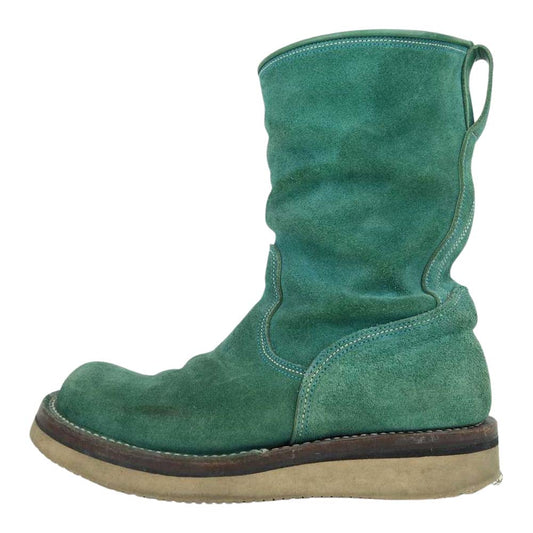 LOST CONTROL ロストコントロール SUEDE ENGINEER BOOTS スウェード エンジニア グリーン系 8 1/2【中古】