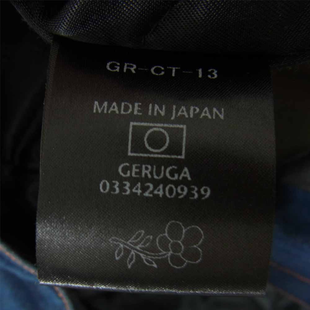 GERUGA ゲルガ GR-CT-13 10 BUTTONS DENIM COAT デニム コート インディゴブルー系 L【中古】
