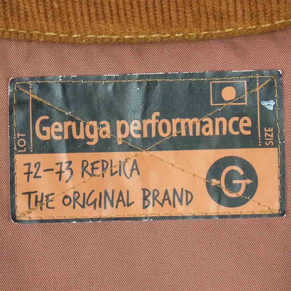 GERUGA ゲルガ GR-V-14 QUILTING SHELL VEST SUEADE スエード レザー ベスト ブラウン系 4【中古】