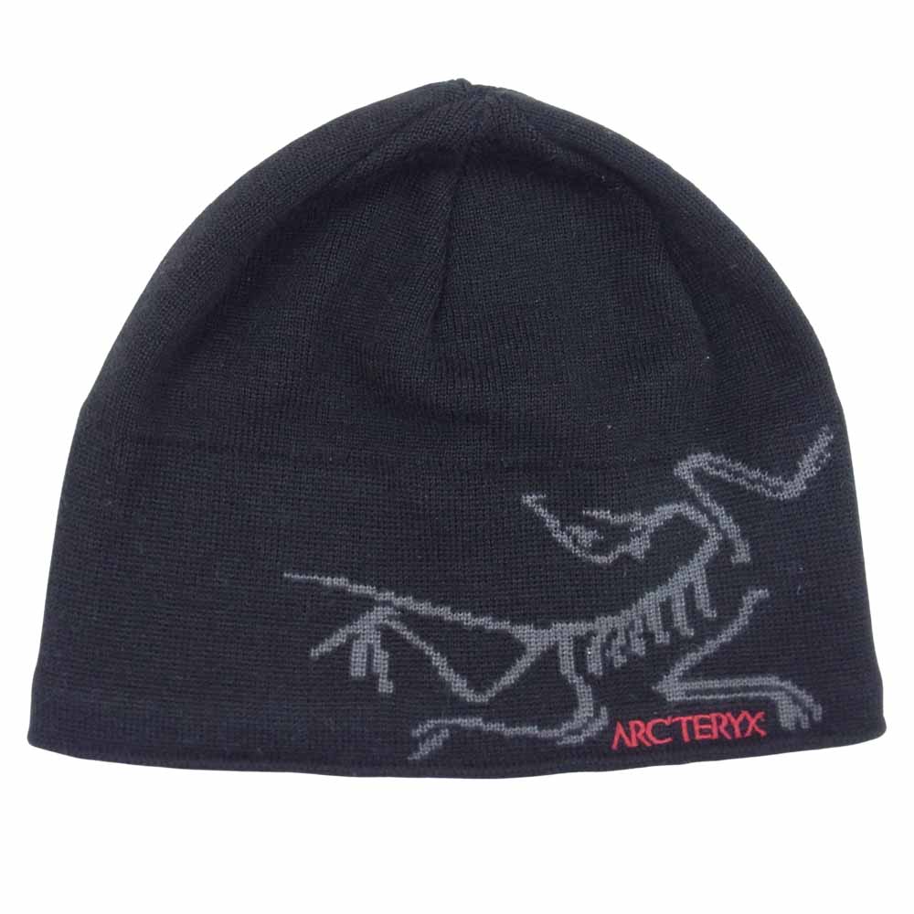 ARC'TERYX アークテリクス 国内正規品 Bird Head Toqve バード ヘッド トーク ビーニー ニット キャップ ブラック系 フリーサイズ【中古】