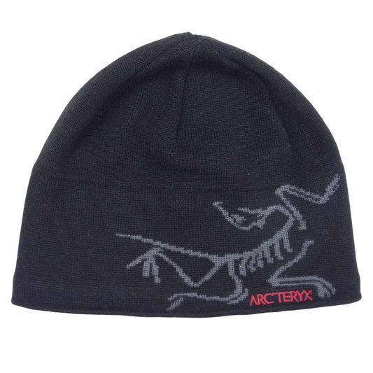 ARC'TERYX アークテリクス 国内正規品 Bird Head Toqve バード ヘッド トーク ビーニー ニット キャップ ブラック系 フリーサイズ【中古】